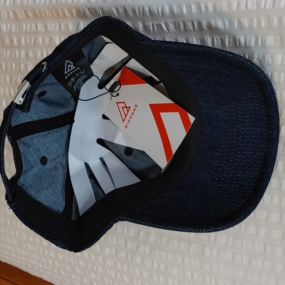 NWT Embroidered Denim Baseball Cap - Picture 7 of 13